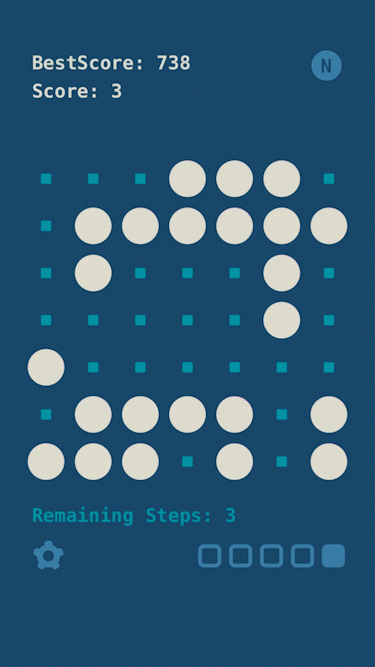 Game Screen - GameOver